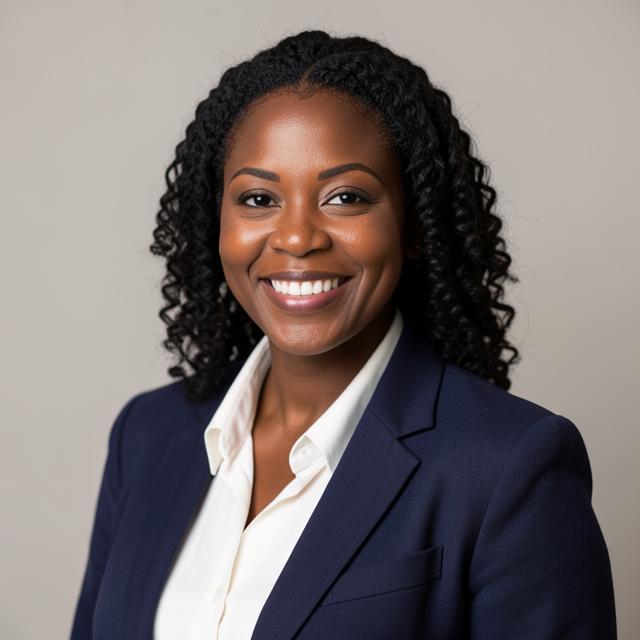 Portrait of Amara Okafor, startup founder and Nexa VA client